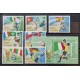 FUTBOL SERIE COMPLETA DE ESTAMPILLAS NUEVAS MINT + BLOQUE 